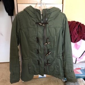 Abercrombie and Fitch olive jacket